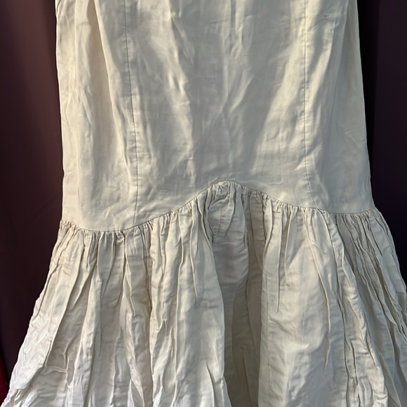 Nicole Miller HG0015 Wedding dress Metallic taffeta NWT  twist front veil 16 - Picture 3 of 16